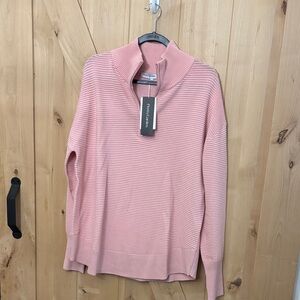 Pale Pink Cowl Neck Sweater by Brooks Brothers